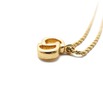 CD Logo Gold Necklace