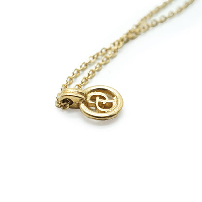 CD Logo Charm Necklace