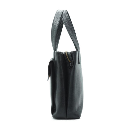 CC Lock Caviar Leather Tote