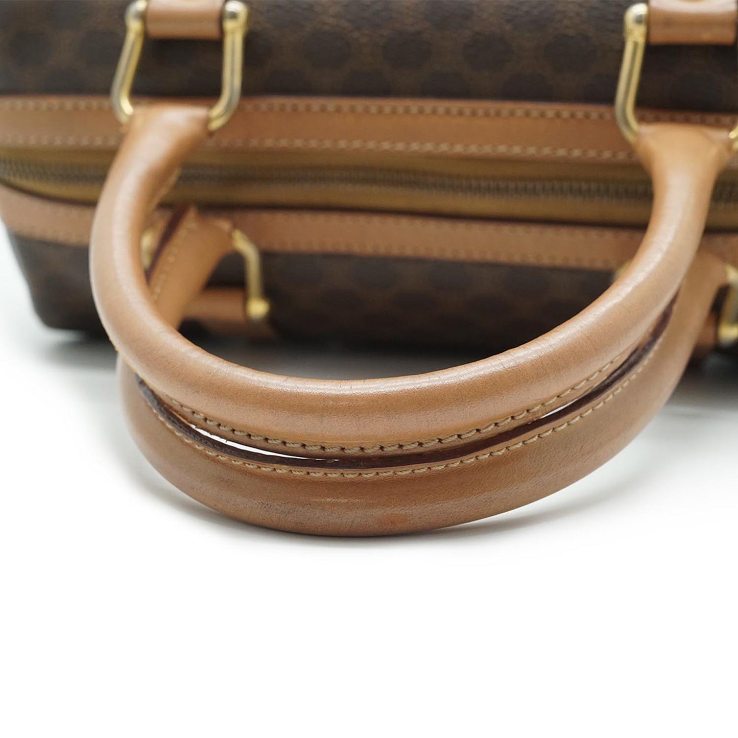 Macadam Beige Brown Mini Boston Bag