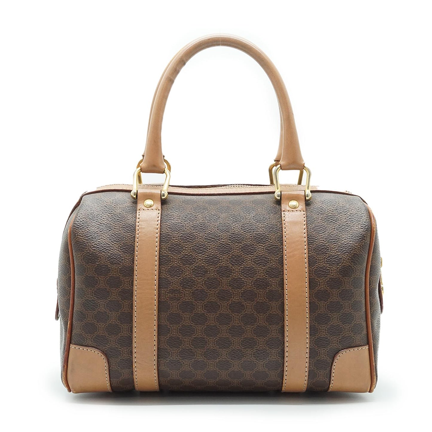 Macadam Beige Brown Mini Boston Bag