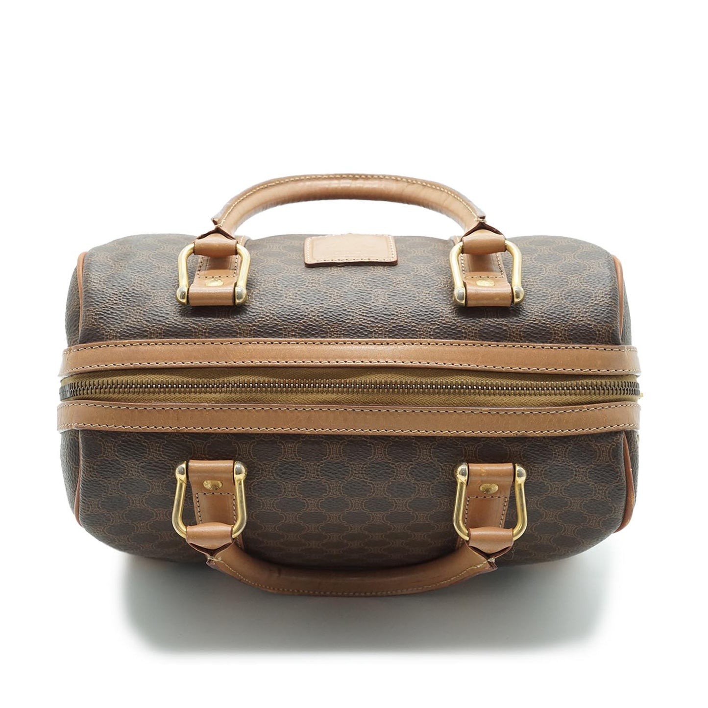 Macadam Beige Brown Mini Boston Bag