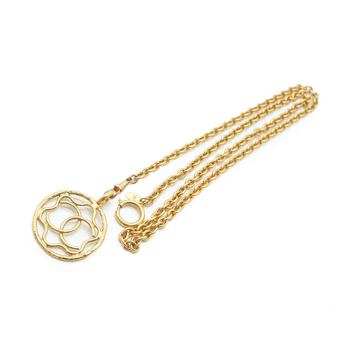 Coco Mark Gold Long GP Necklace