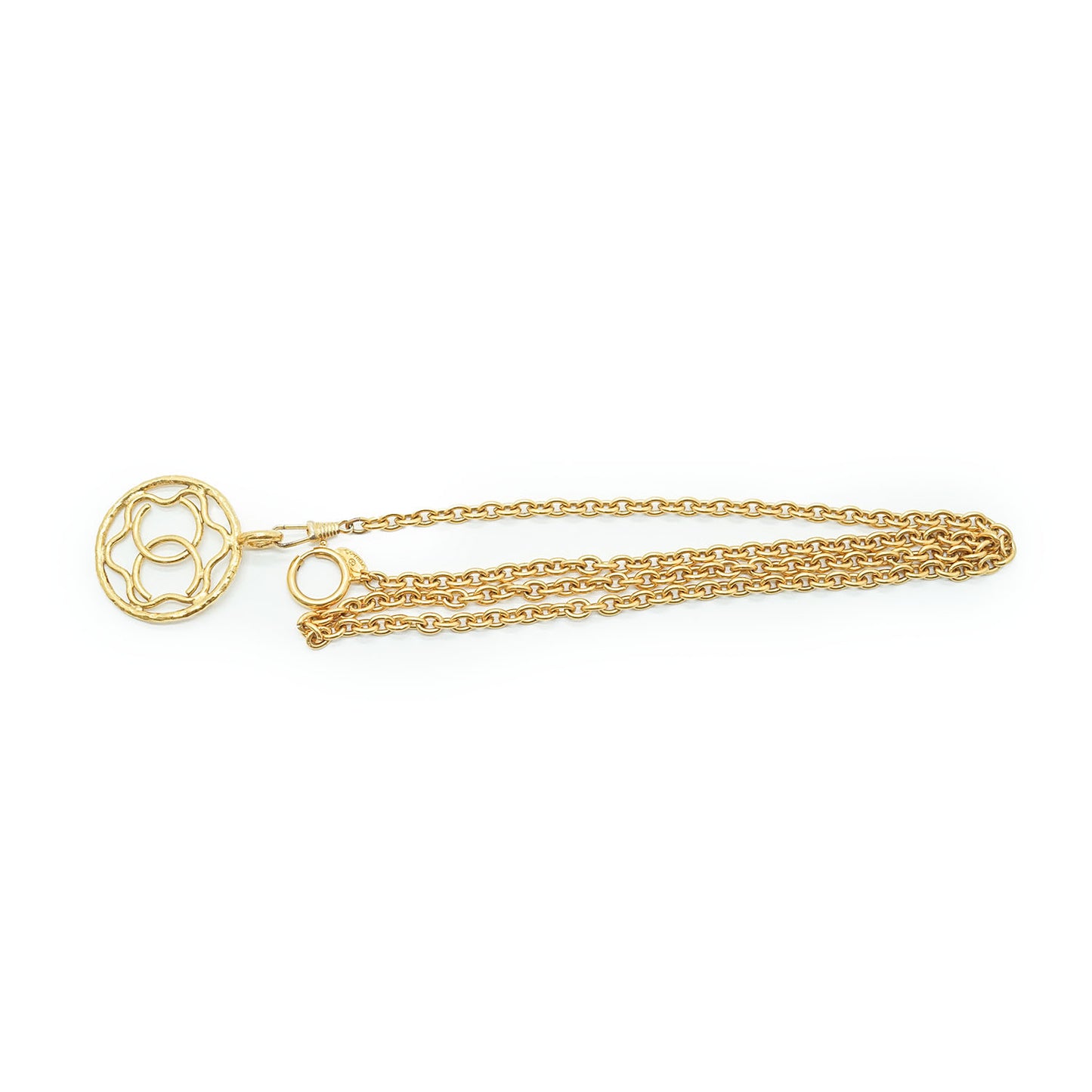 Coco Mark Gold Long GP Necklace