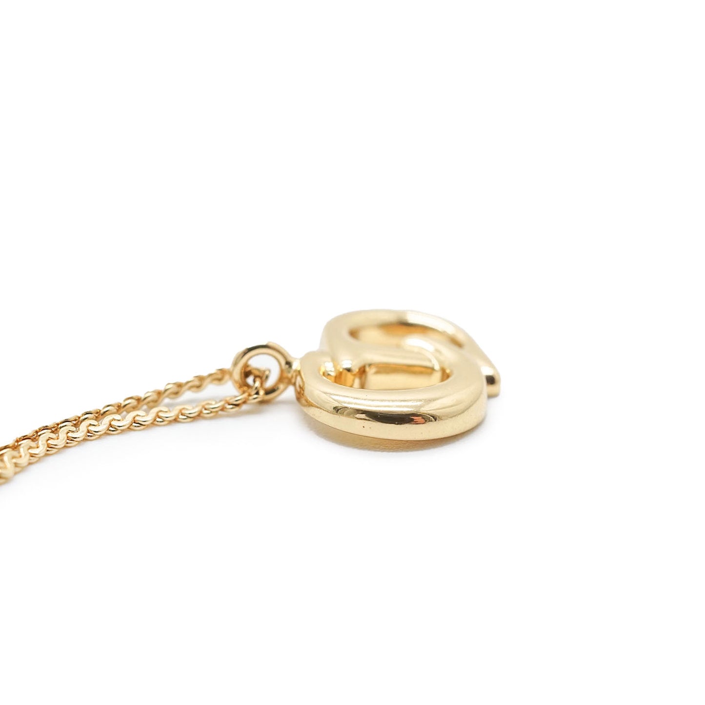 CD Logo Gold Necklace