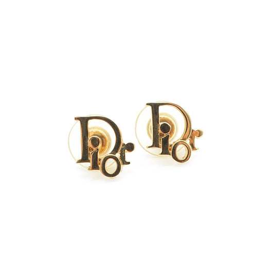 Gold Dior Earrings