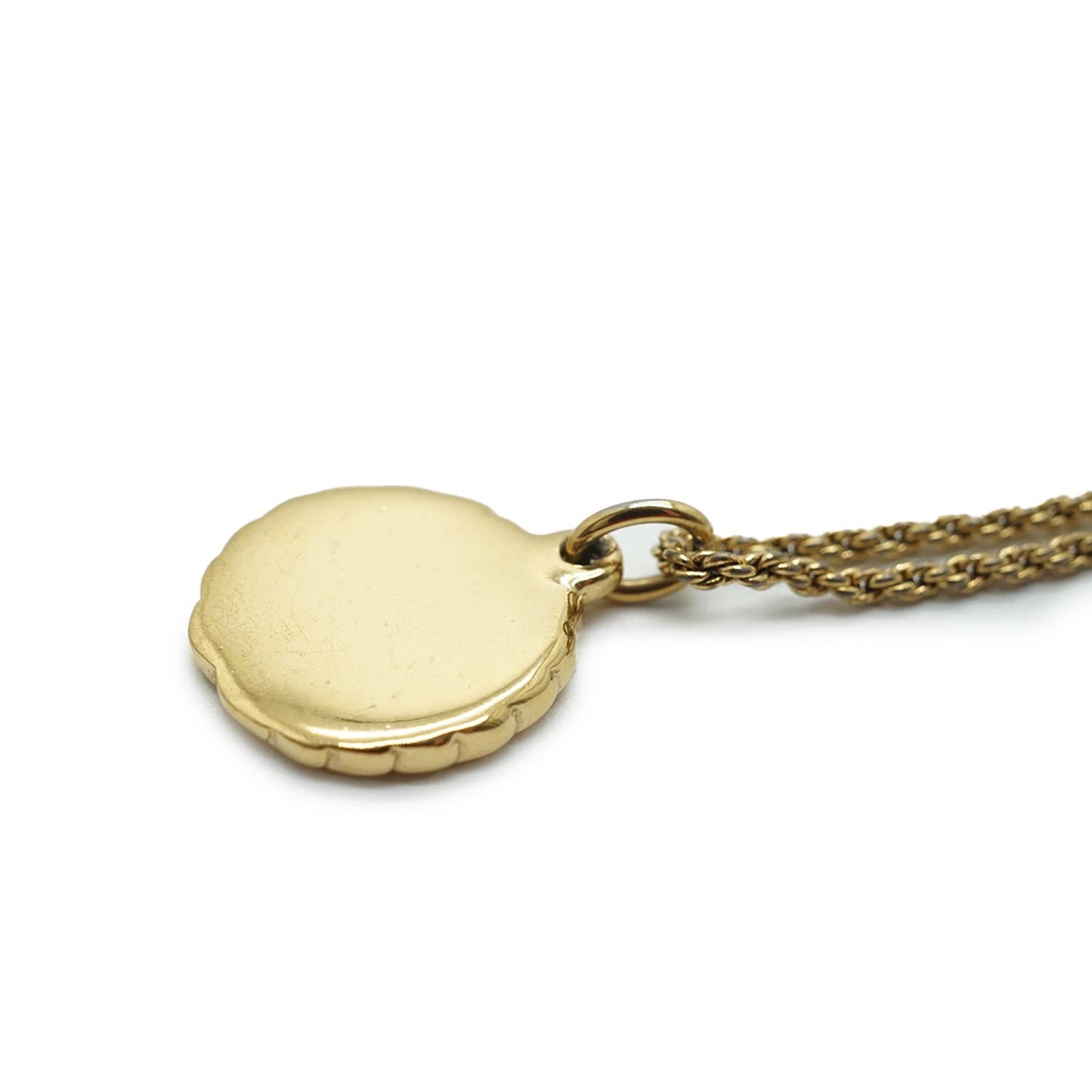 Laurel Gold Medallion Necklace