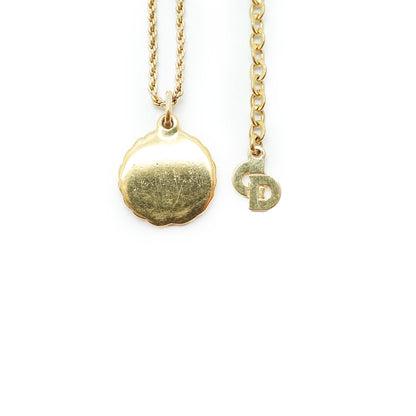 Laurel Gold Medallion Necklace