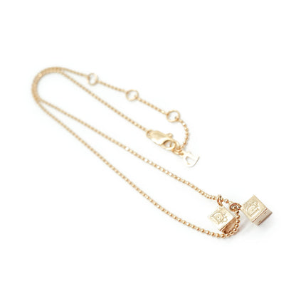 Dice Gold Necklace