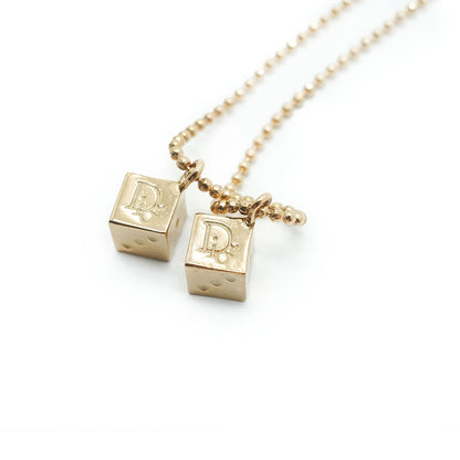 Dice Gold Necklace