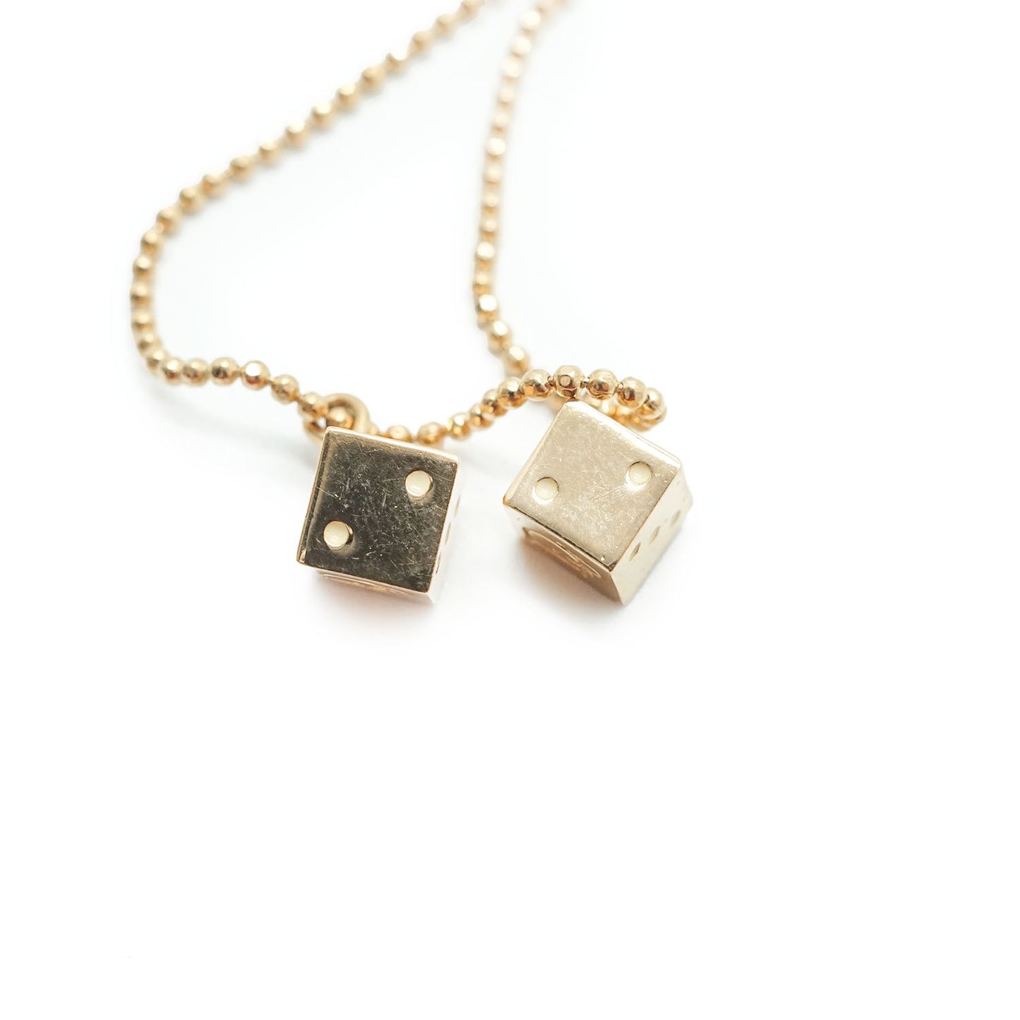 Dice Gold Necklace