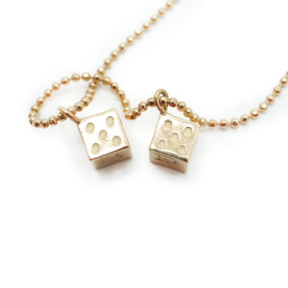 Dice Gold Necklace