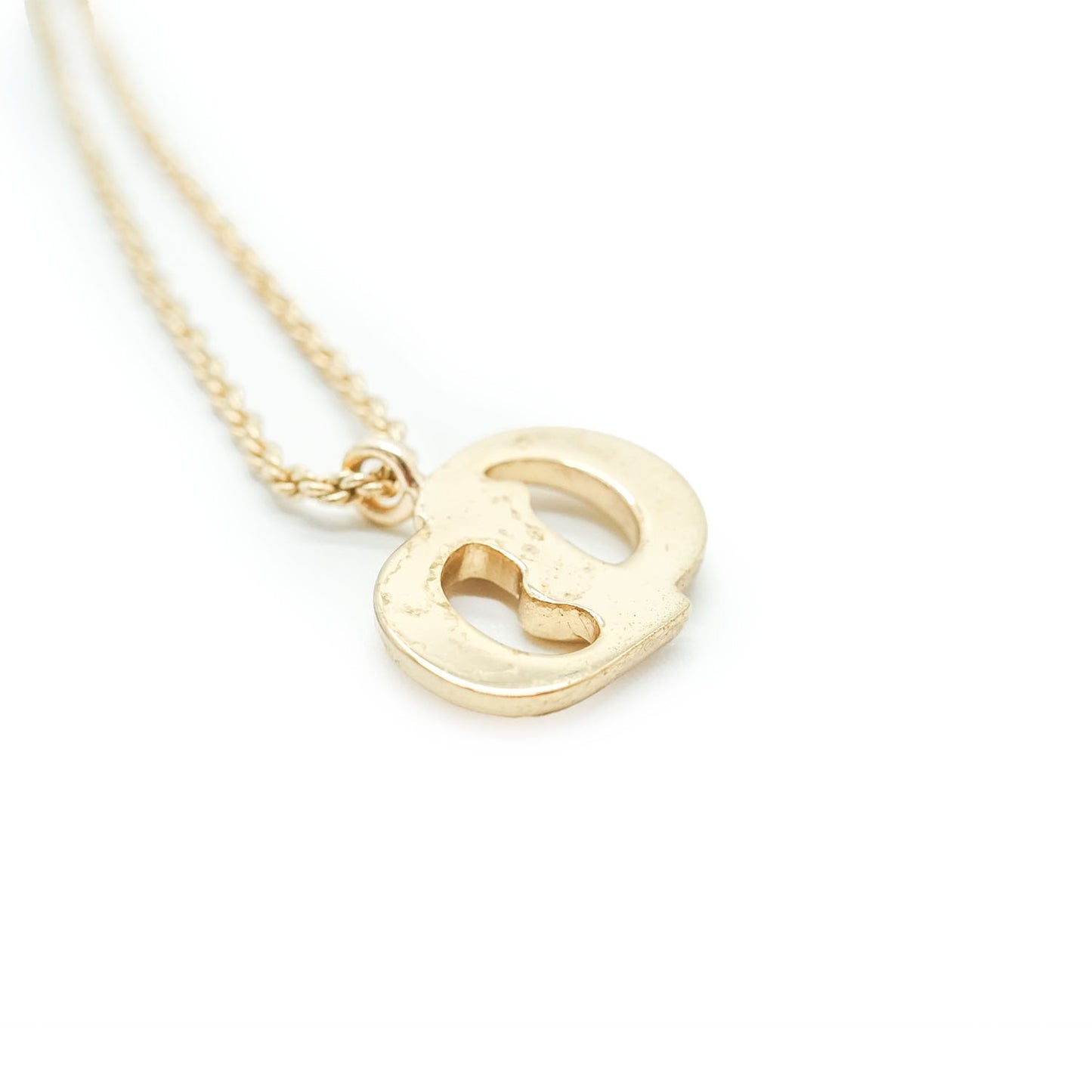 CD Logo Gold Necklace