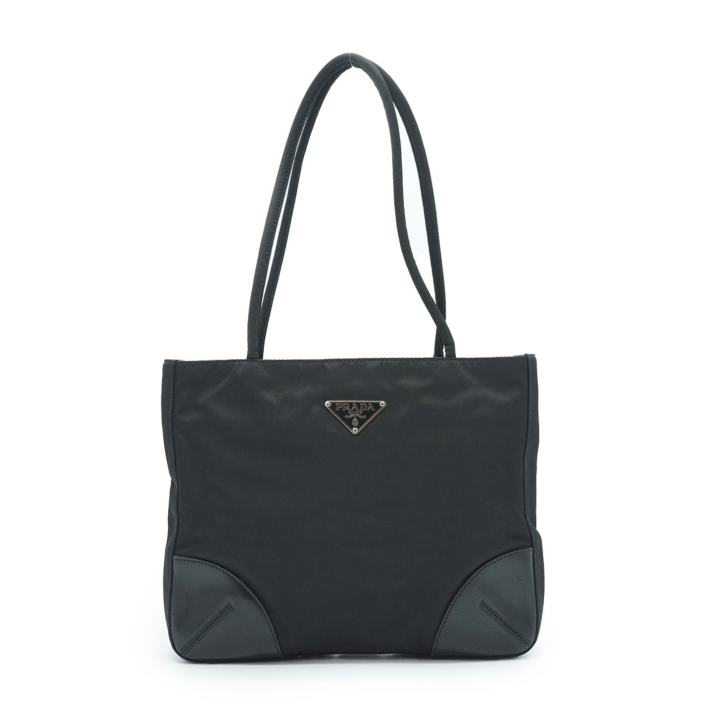 Nylon Leather Tote