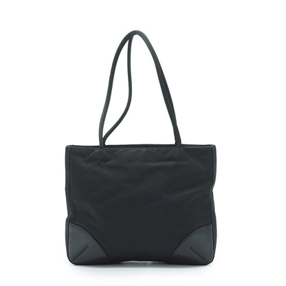 Nylon Leather Tote