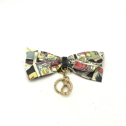 Prada Saffiano Bow Tie Charm