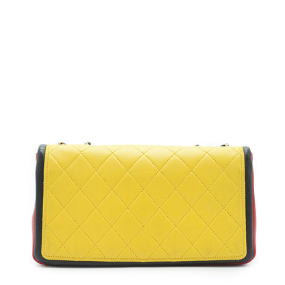 Multicolor Lambskin Matelasse Chain Shoulder Bag