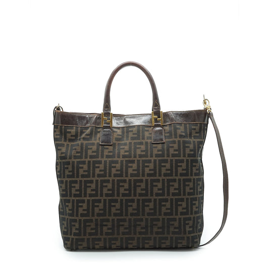 Zucca Canvas Leather Tote