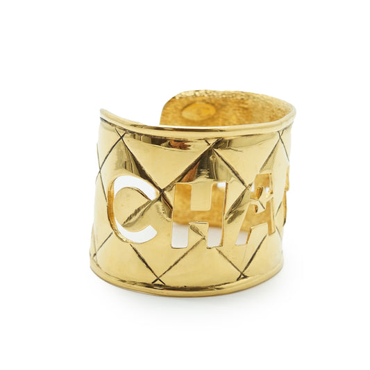 Gold Matelasse Bangle