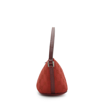 GG Canvas Boat Pochette