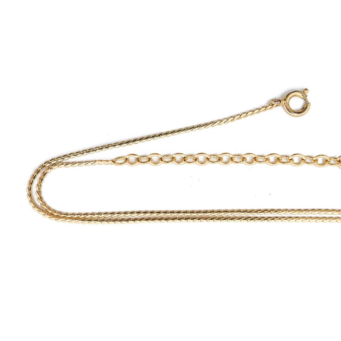 CD Logo Gold Necklace
