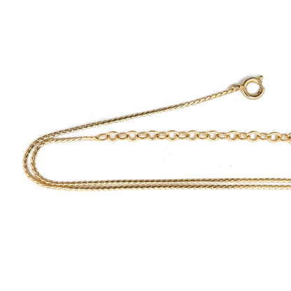 CD Logo Gold Necklace