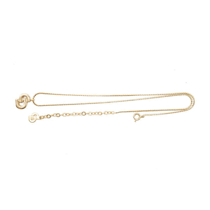 CD Logo Gold Necklace
