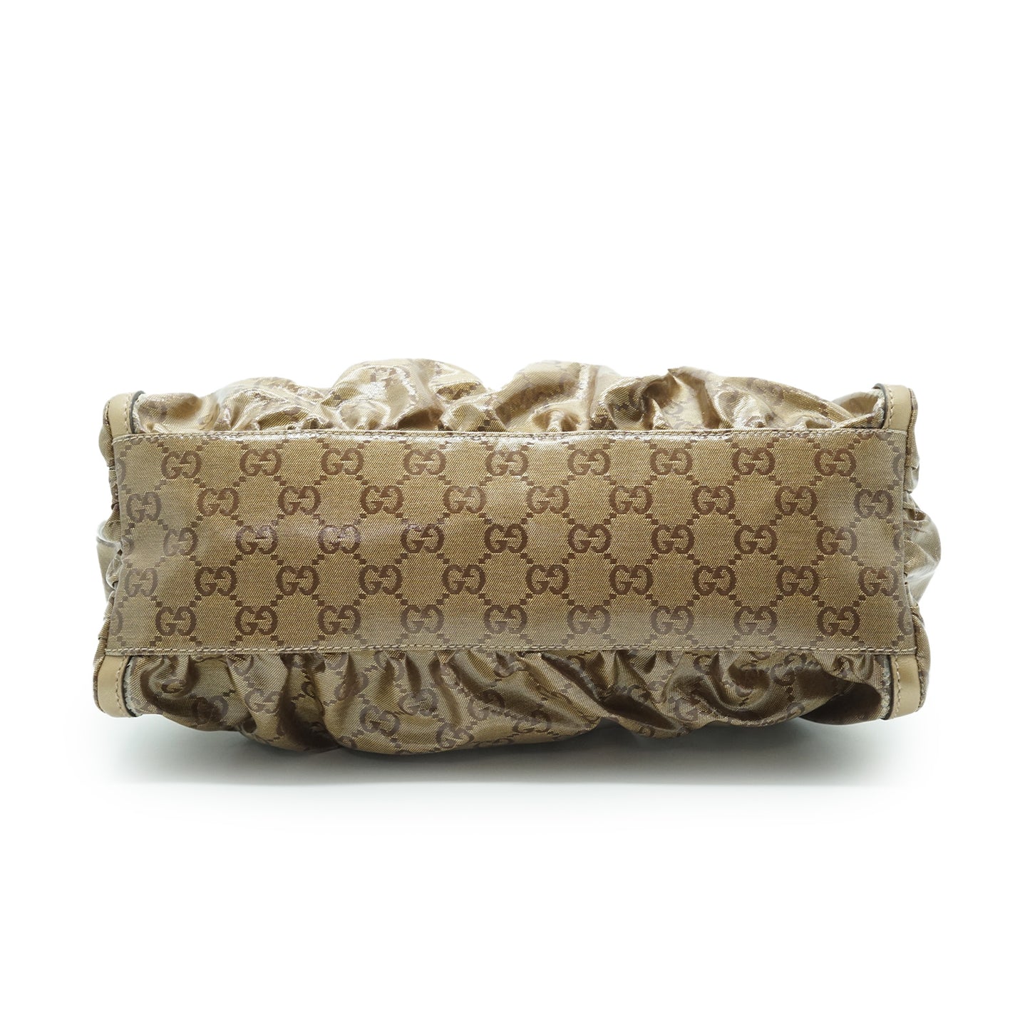 GG Metallic Crystal Abbey D-Ring Shoulder Bag