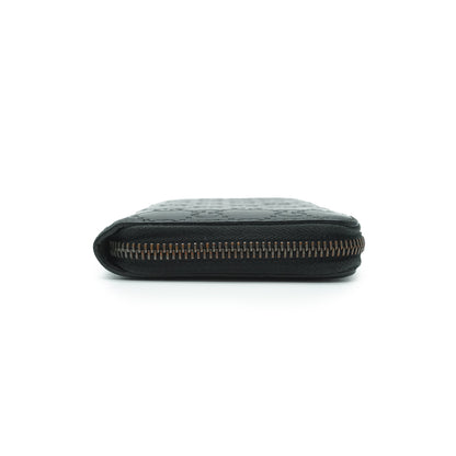 Guccissima Leather Zip Round Long Wallet