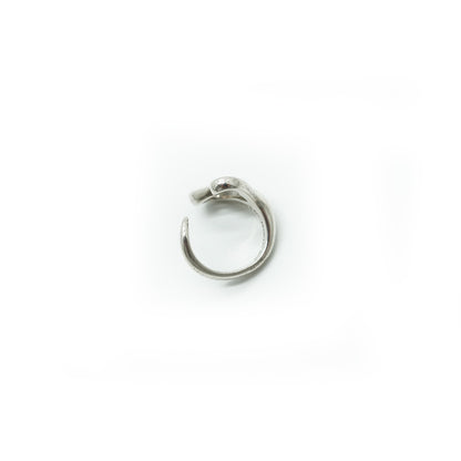 Elsa Peretti 825 Silver Open Heart Ring