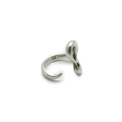 Elsa Peretti 825 Silver Open Heart Ring
