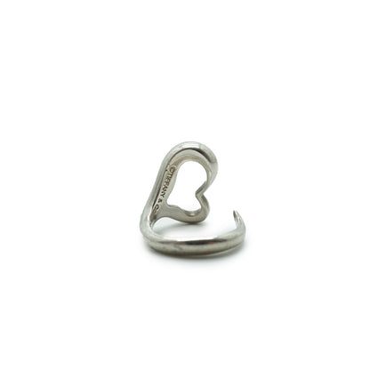 Elsa Peretti 825 Silver Open Heart Ring