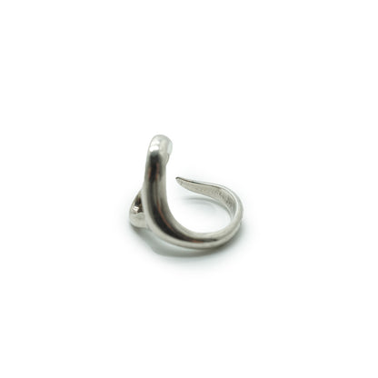Elsa Peretti 825 Silver Open Heart Ring