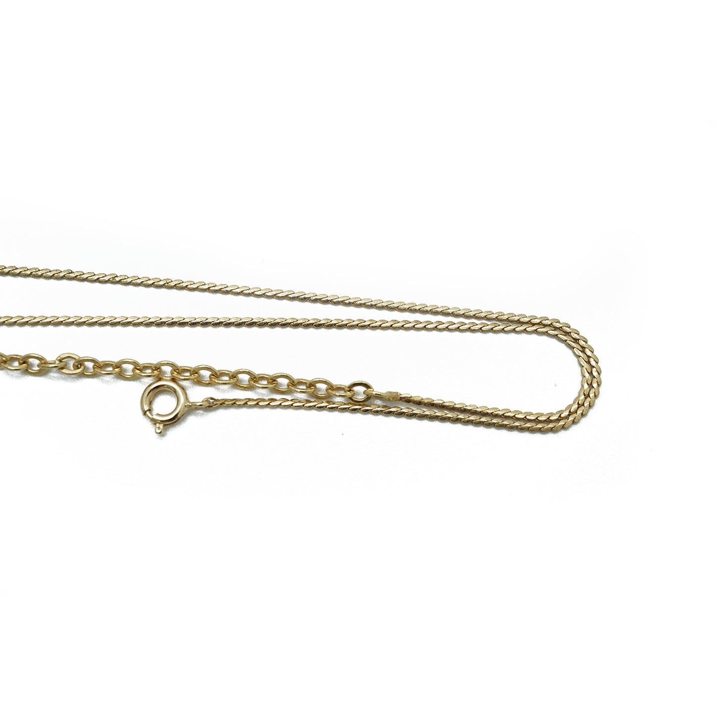 CD Logo Gold Necklace