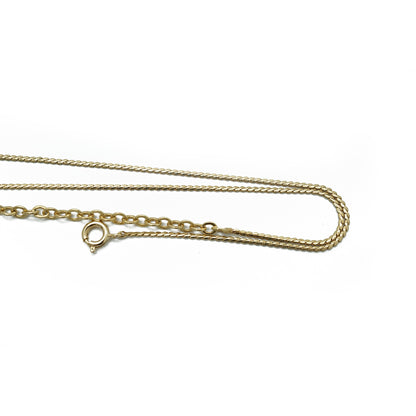 CD Logo Gold Necklace