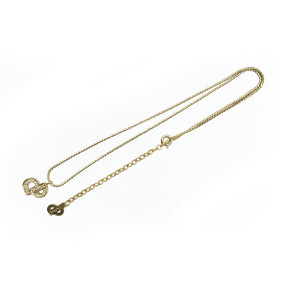 CD Logo Gold Necklace