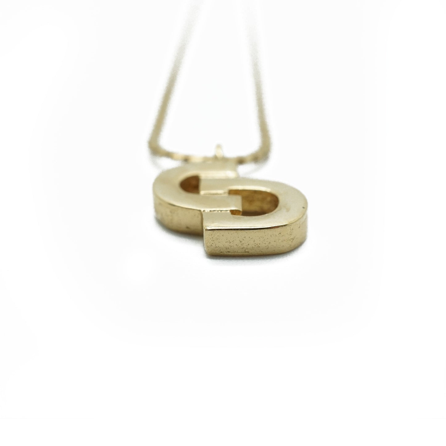 CD Logo Gold Necklace