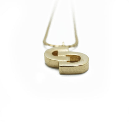 CD Logo Gold Necklace