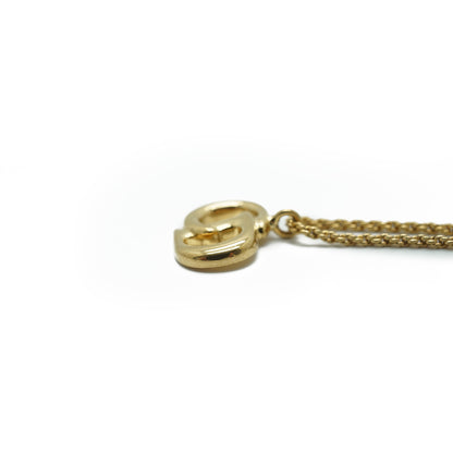 CD Logo Gold Necklace