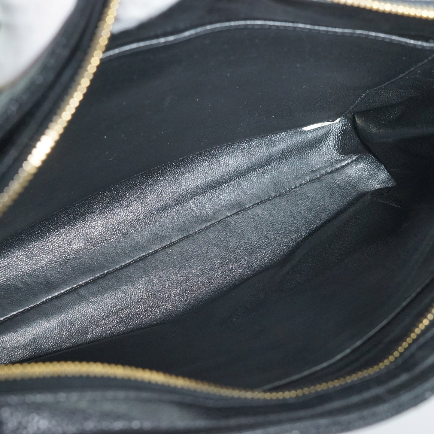 Caviar Skin Leather Chain Tote