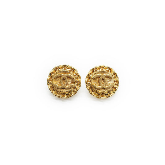 Coco Mark Clip Earrings