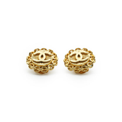 Coco Mark Clip Earrings