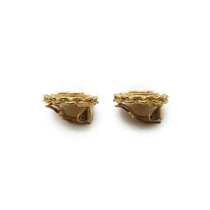 Coco Mark Clip Earrings