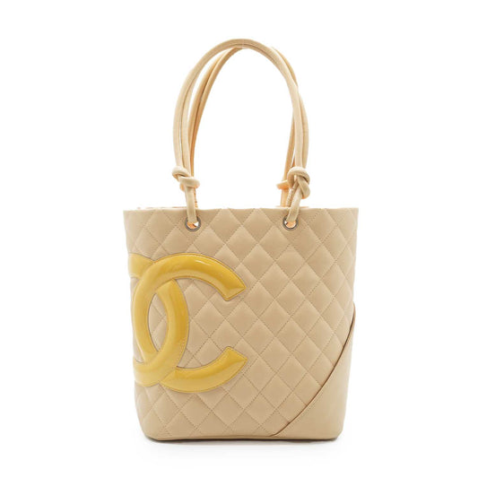 Cambon Lambskin Matelasse Tote