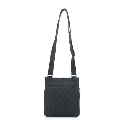 GG Canvas Zip Around Mini Messenger Crossbody Bag