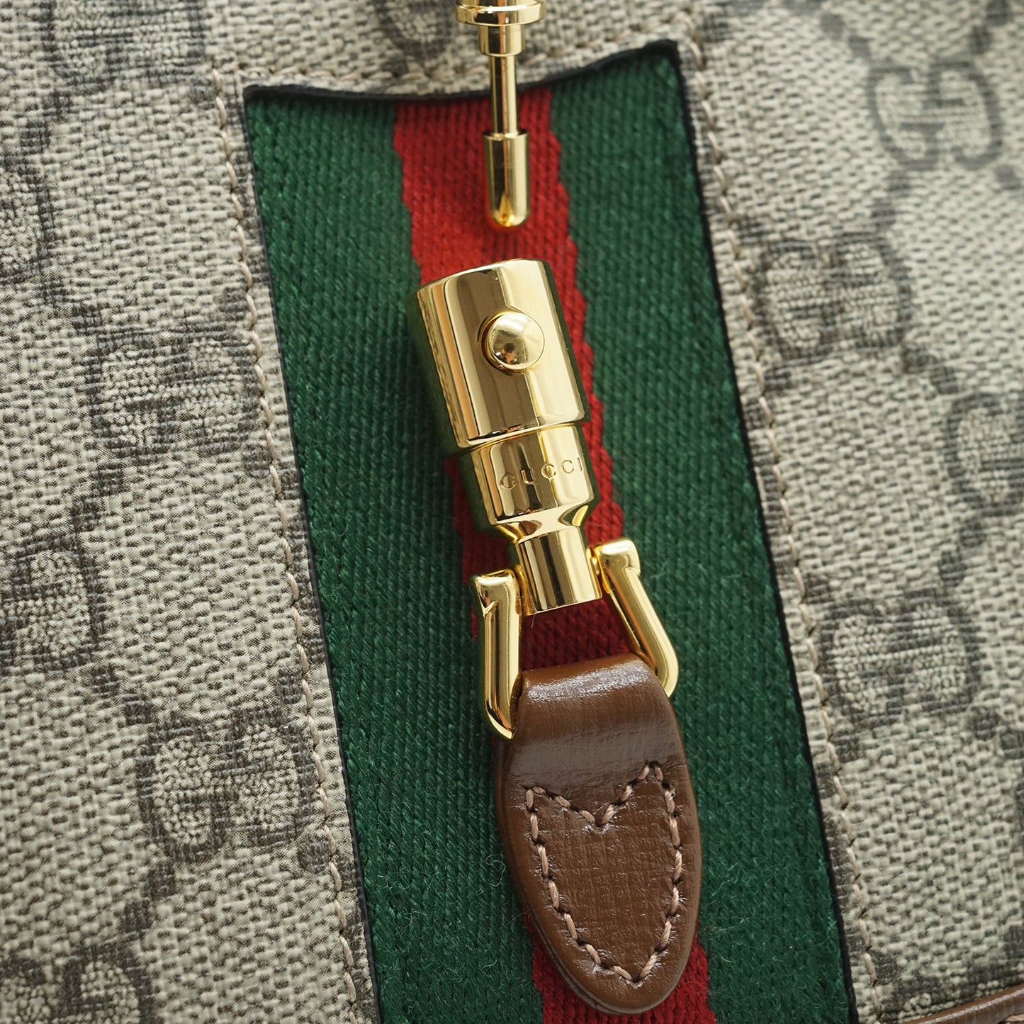 GG Canvas Leather Mini Jackie 1961