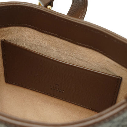 GG Canvas Leather Mini Jackie 1961