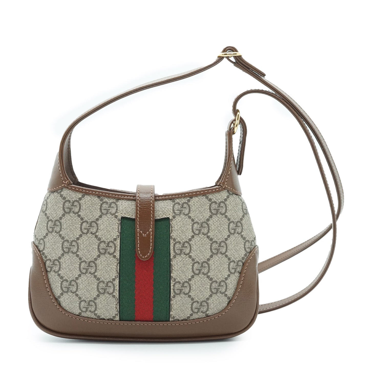 GG Canvas Leather Mini Jackie 1961