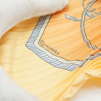 Silk Pleated Scarf 140 Les Voitures A Transformation by La Perriere