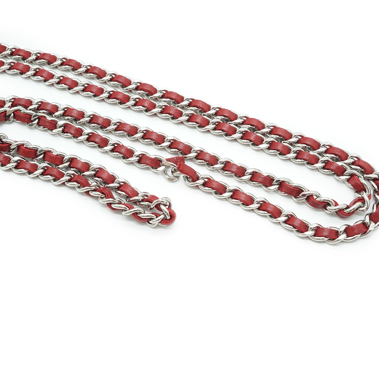 Lambskin Leather Matelasse Wallet on Chain